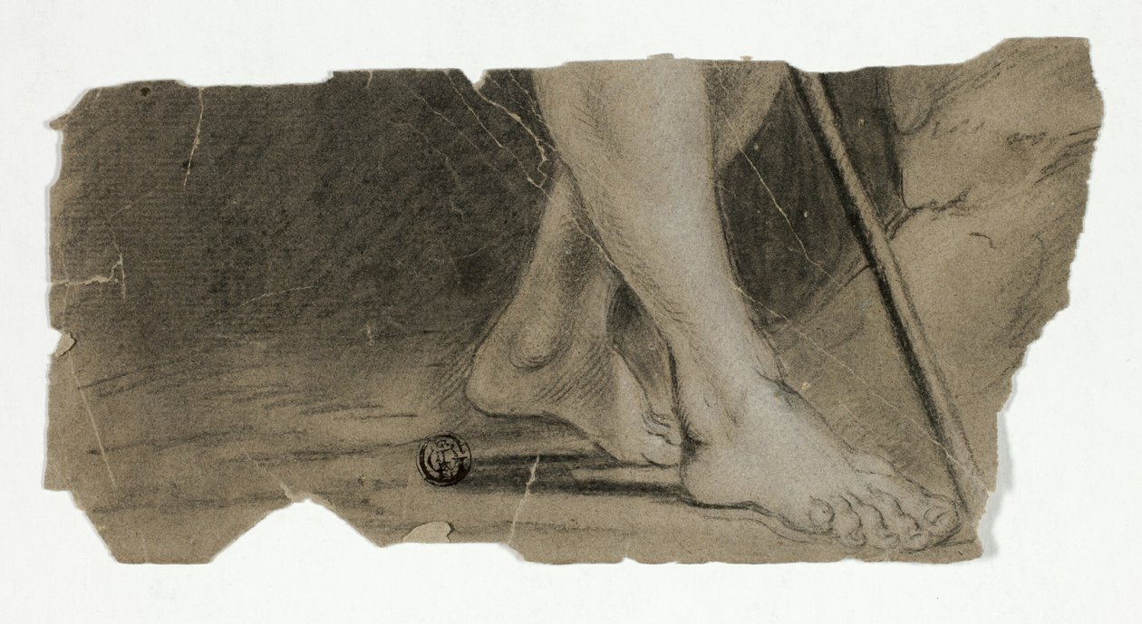 Johannes Døberens fødder (fragment) af Unknown artist