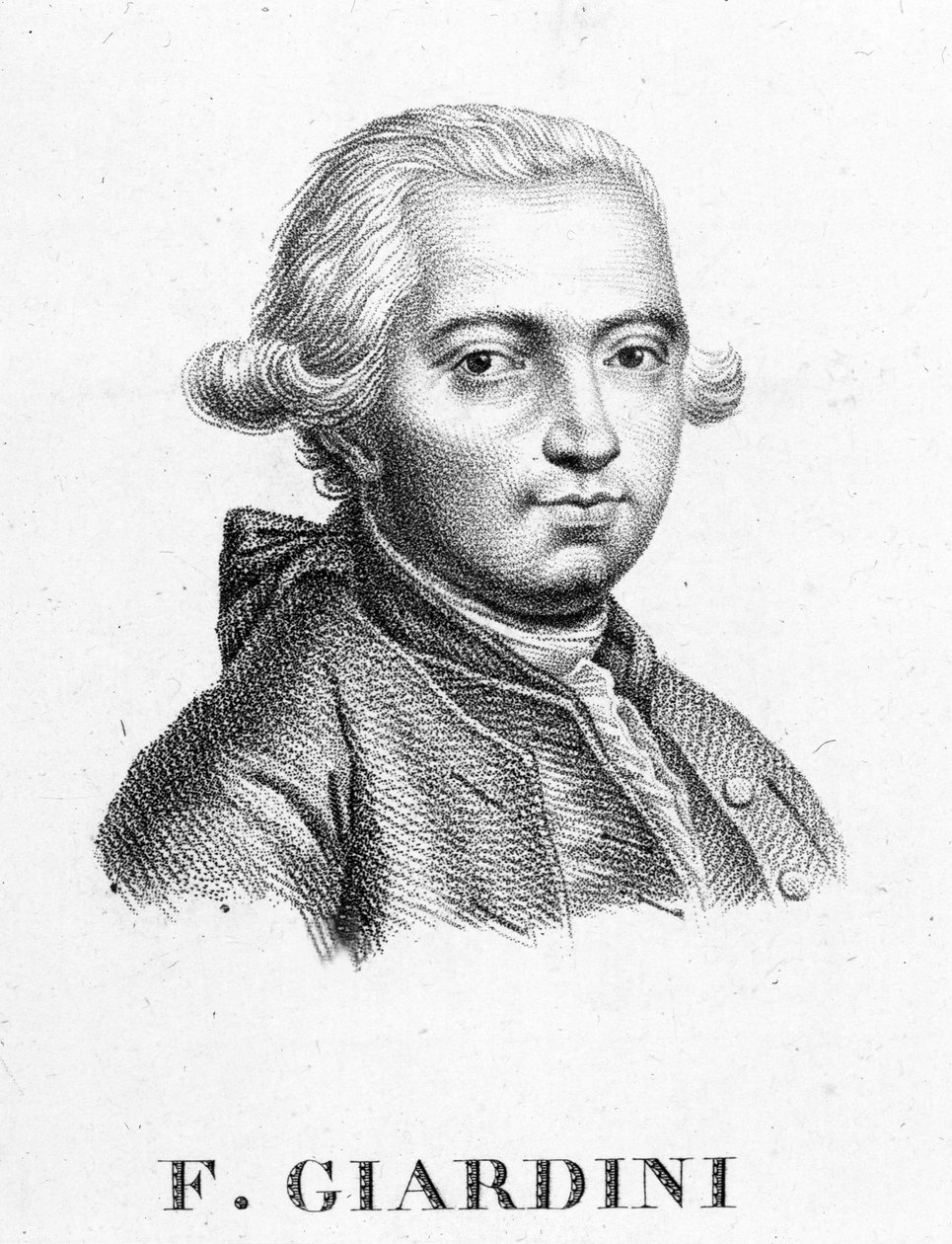 Felice Giardini (1716-1796), italiensk violinist og komponist af Unknown artist