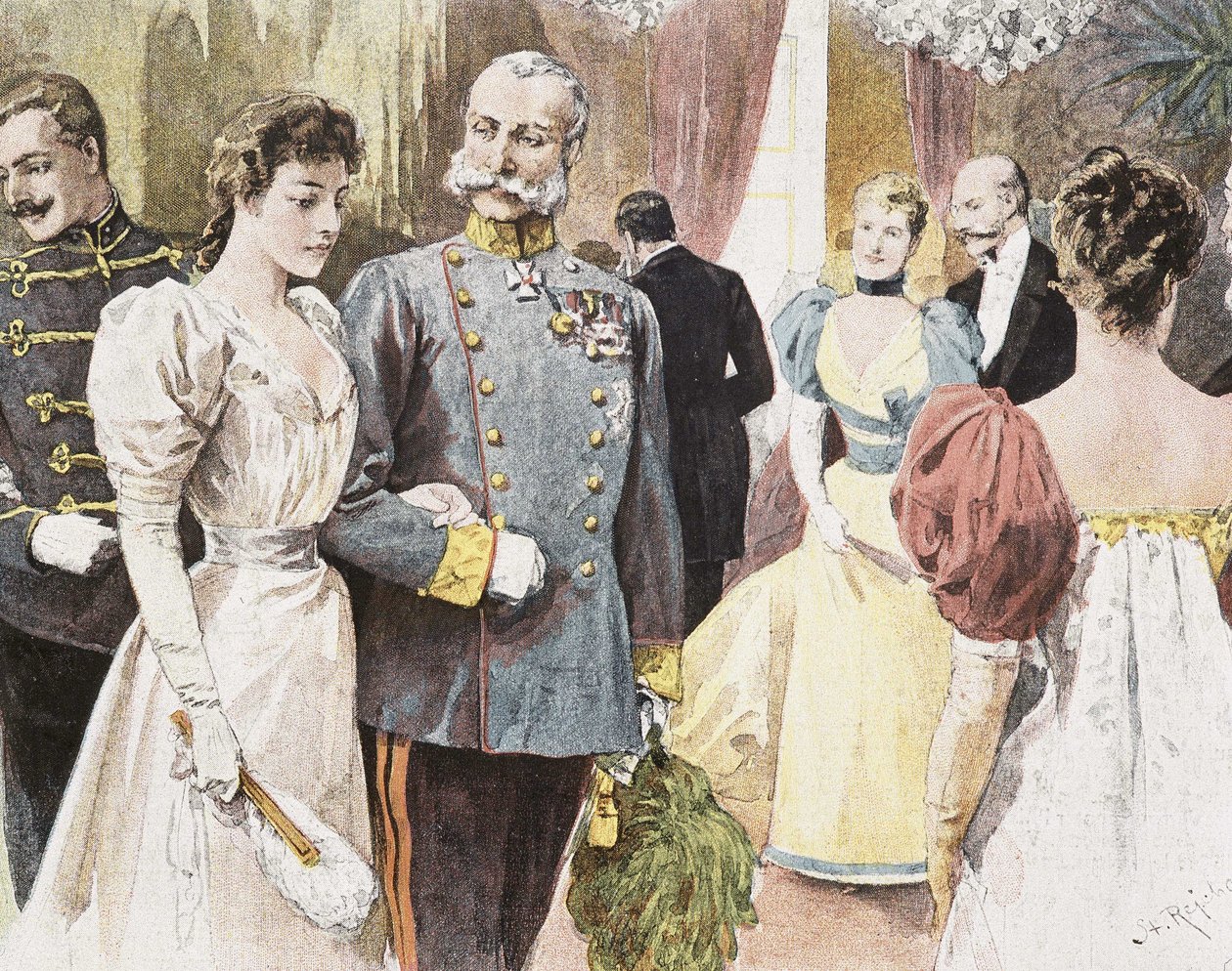 Festligheder i Østrig: Francois Joseph I af Unknown artist