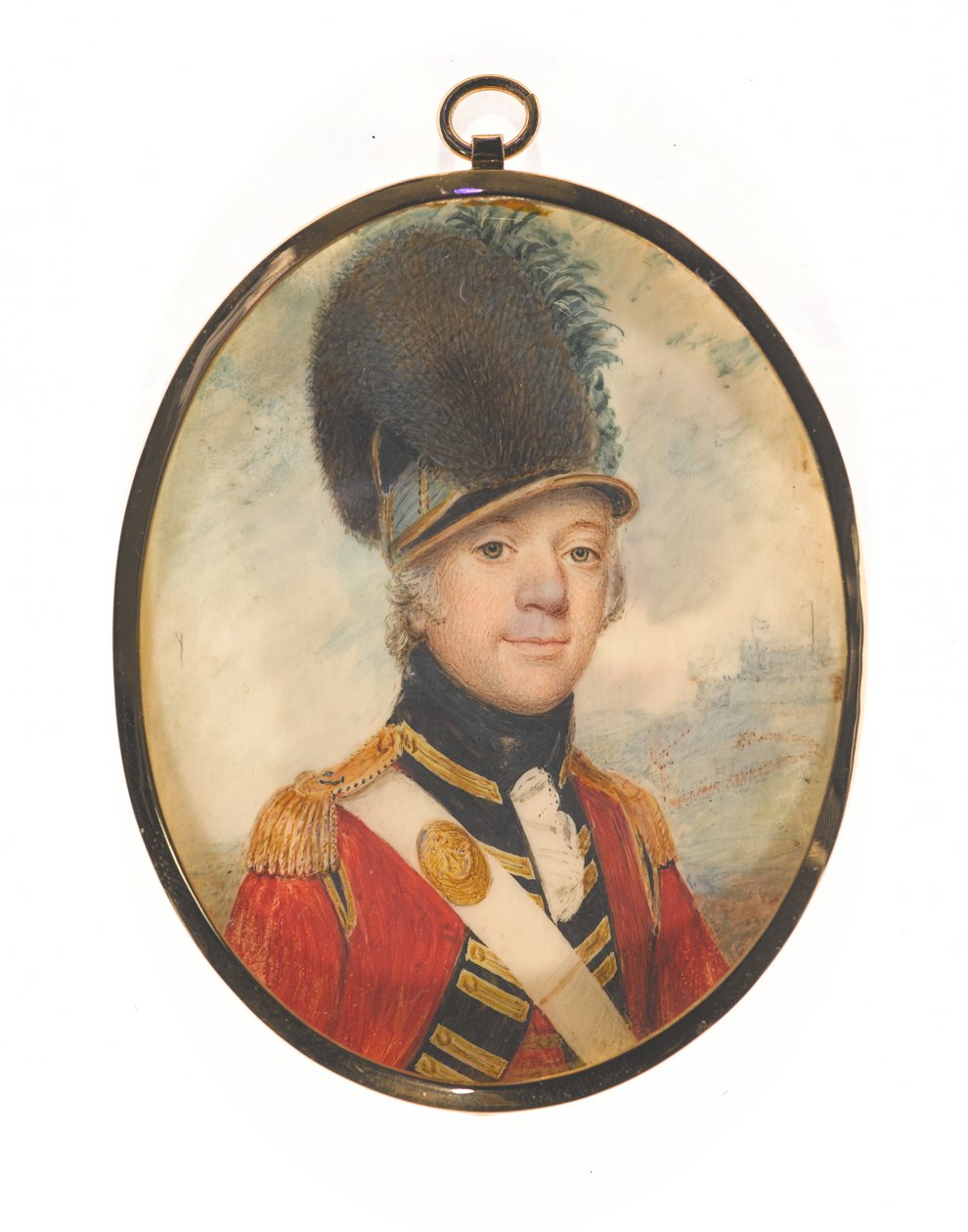 Feltofficer ved et let infanteriregiment af Unknown artist