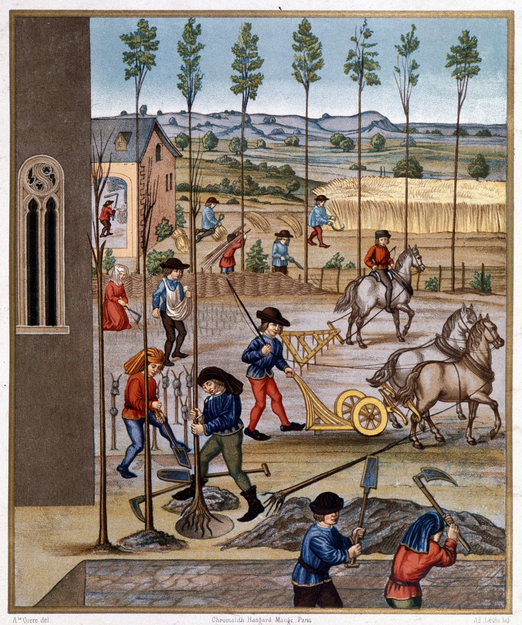 Feltarbejde - Miniature af Unknown artist