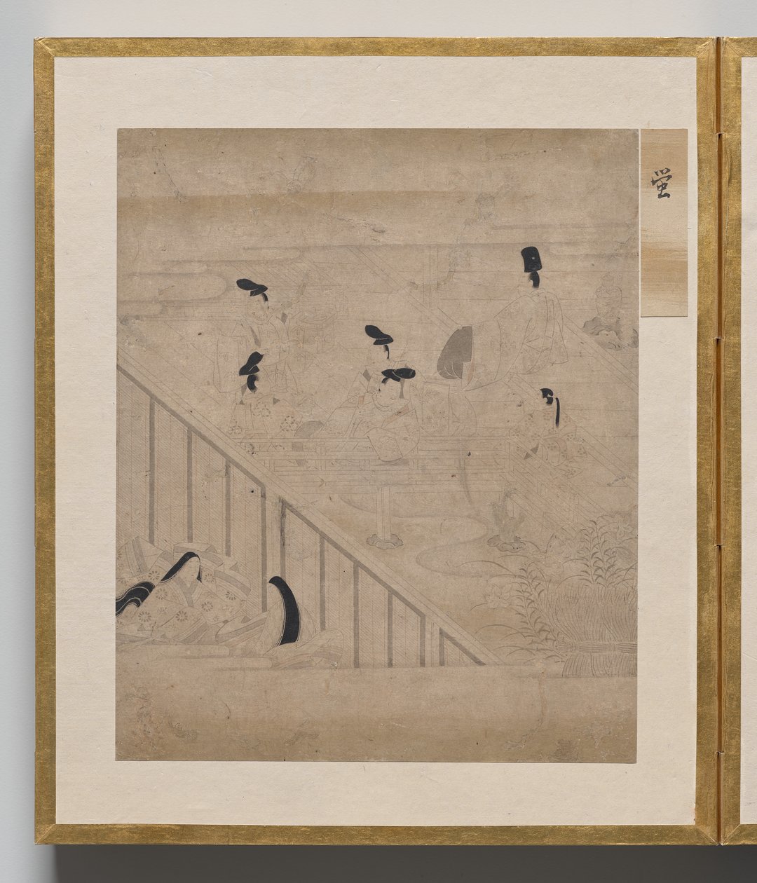Ildfluer fra Album of Illustrations for Tale of Genji af Unknown artist