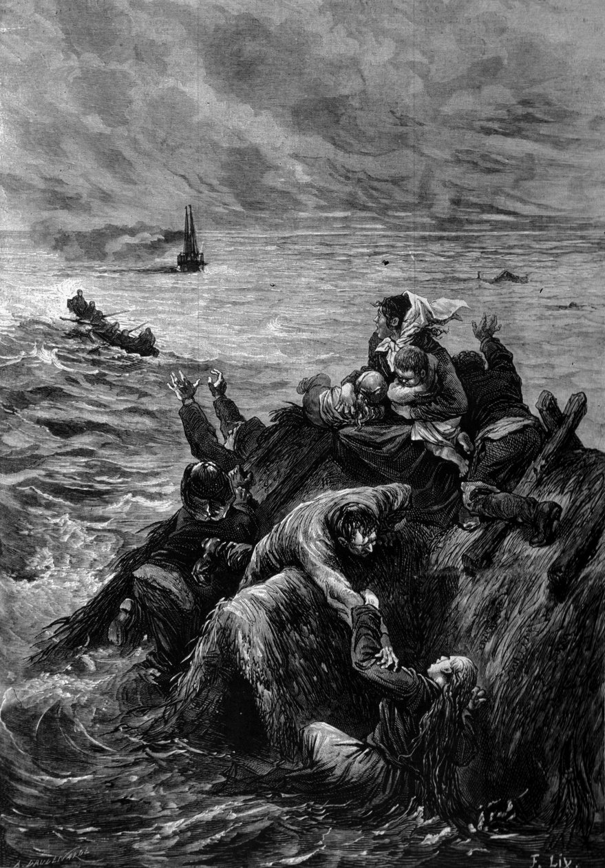 Oversvømmelsen af Danmark i 1871. af Unknown artist