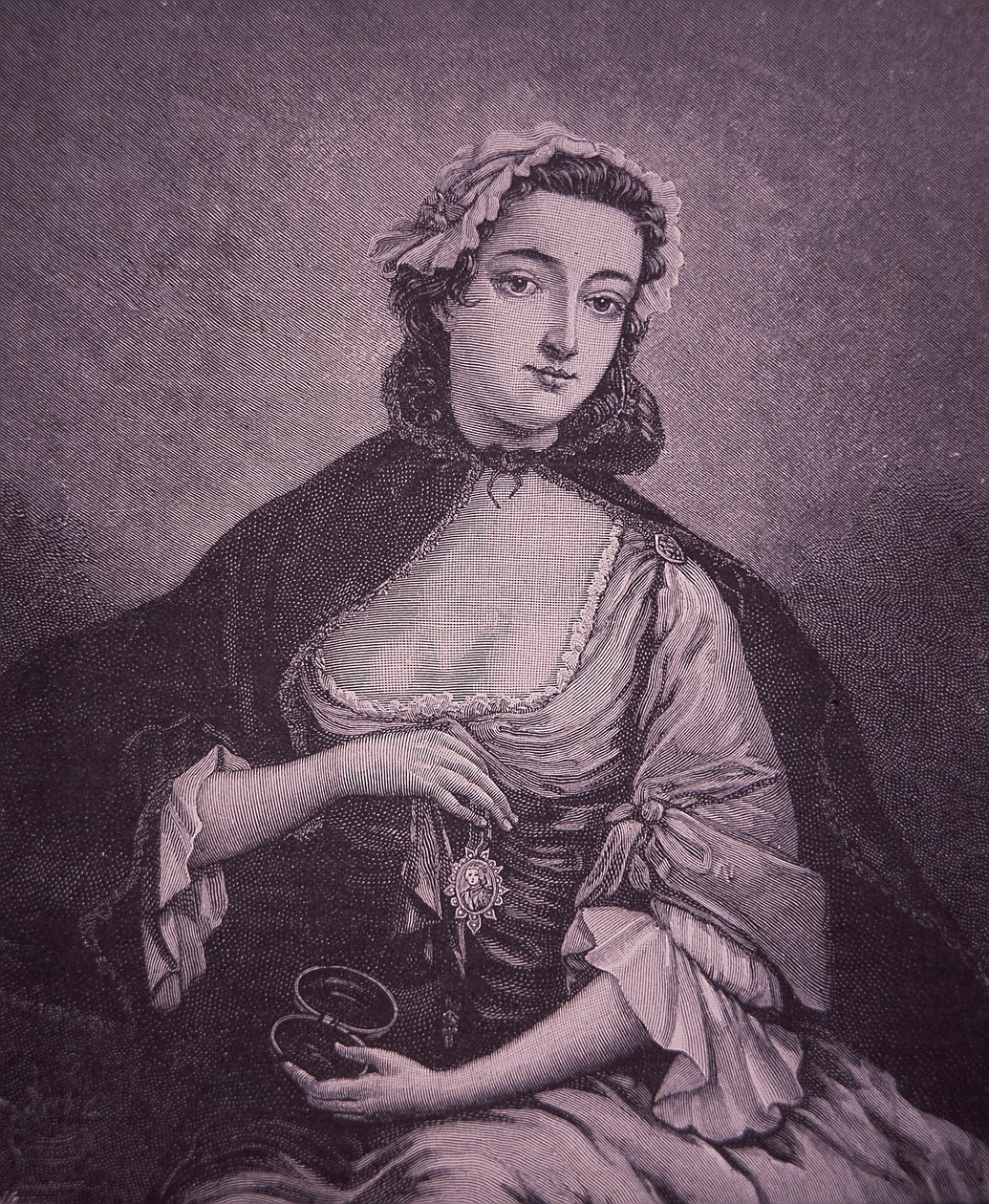 Flora Macdonald, hengiven Jacobite, der hjalp Bonnie Prince Charlie med at flygte af Unknown artist