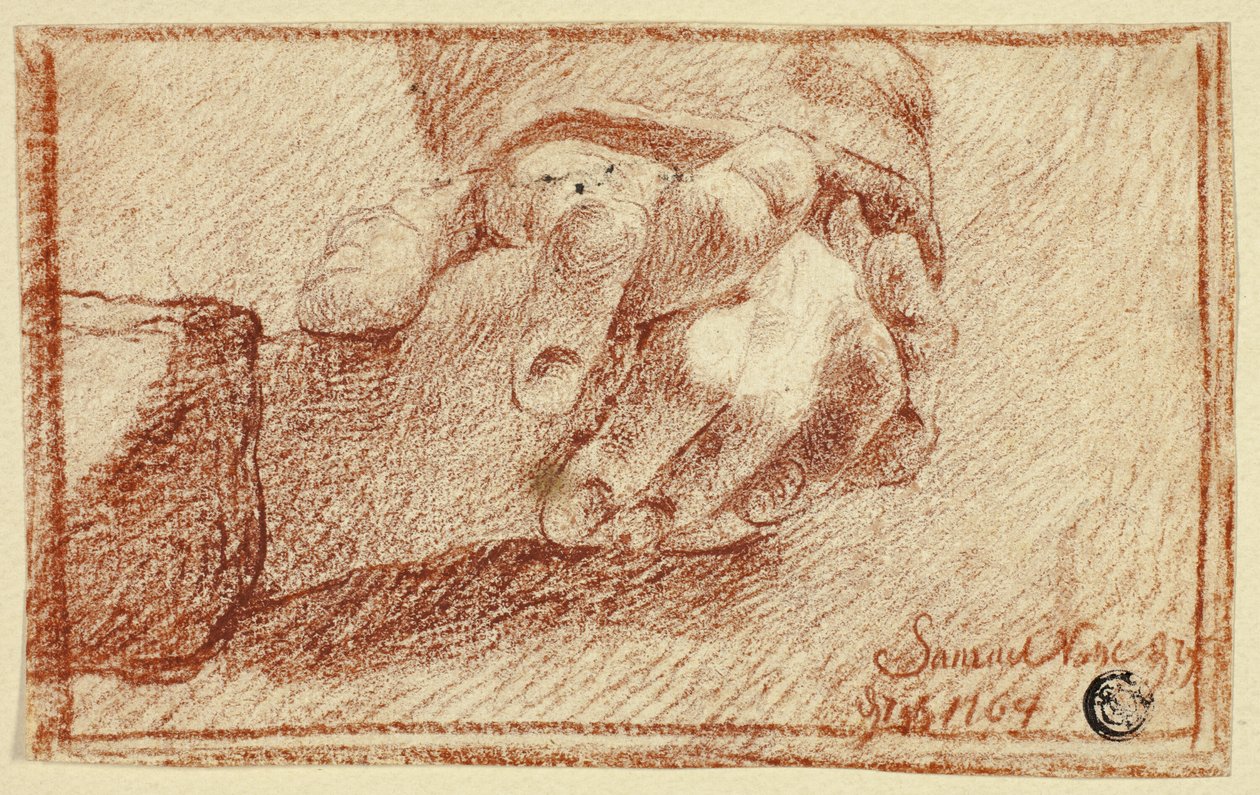 Foldede hænder af Unknown artist