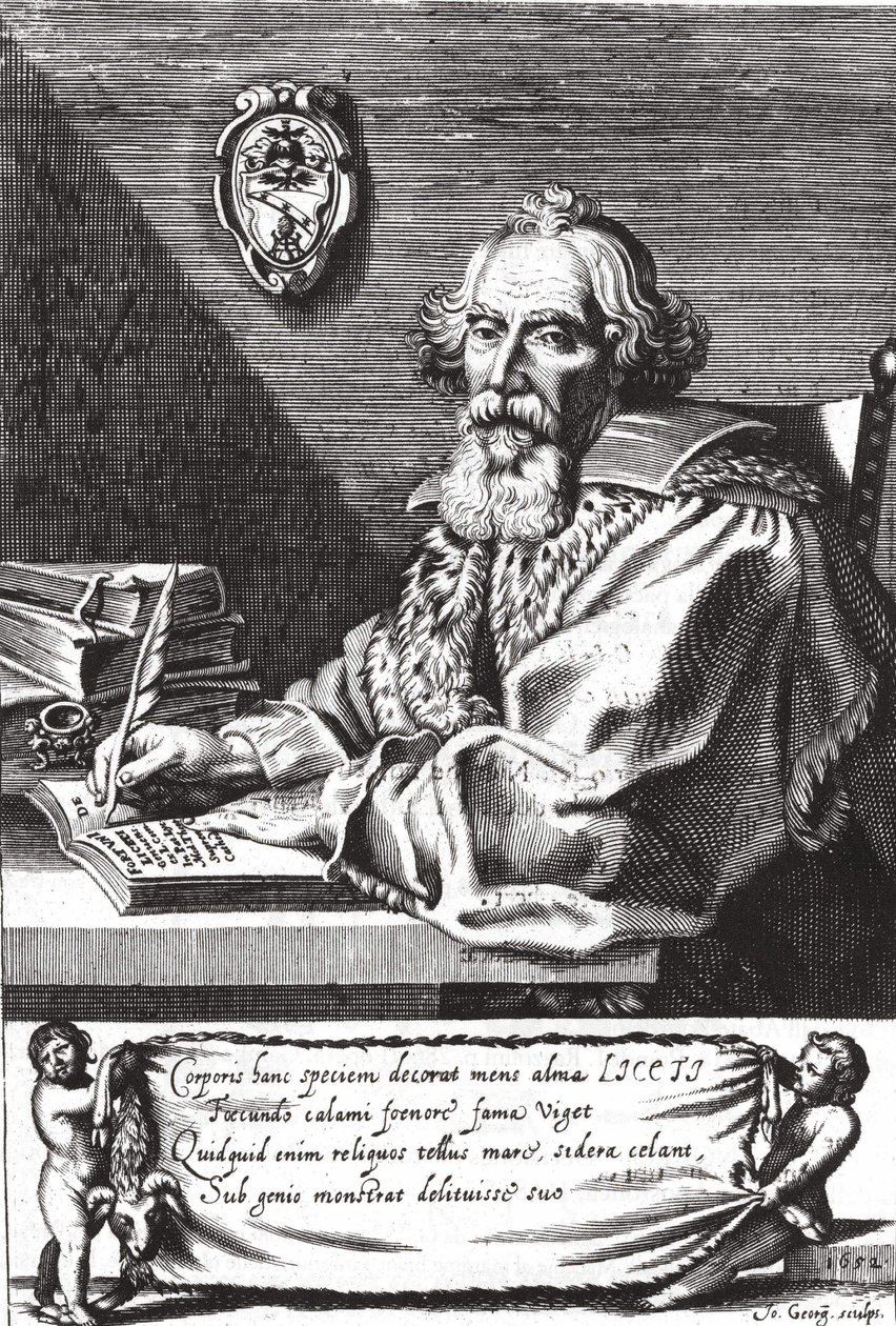 Fortunio Liceto, italiensk læge (1577 - 1657). af Unknown artist