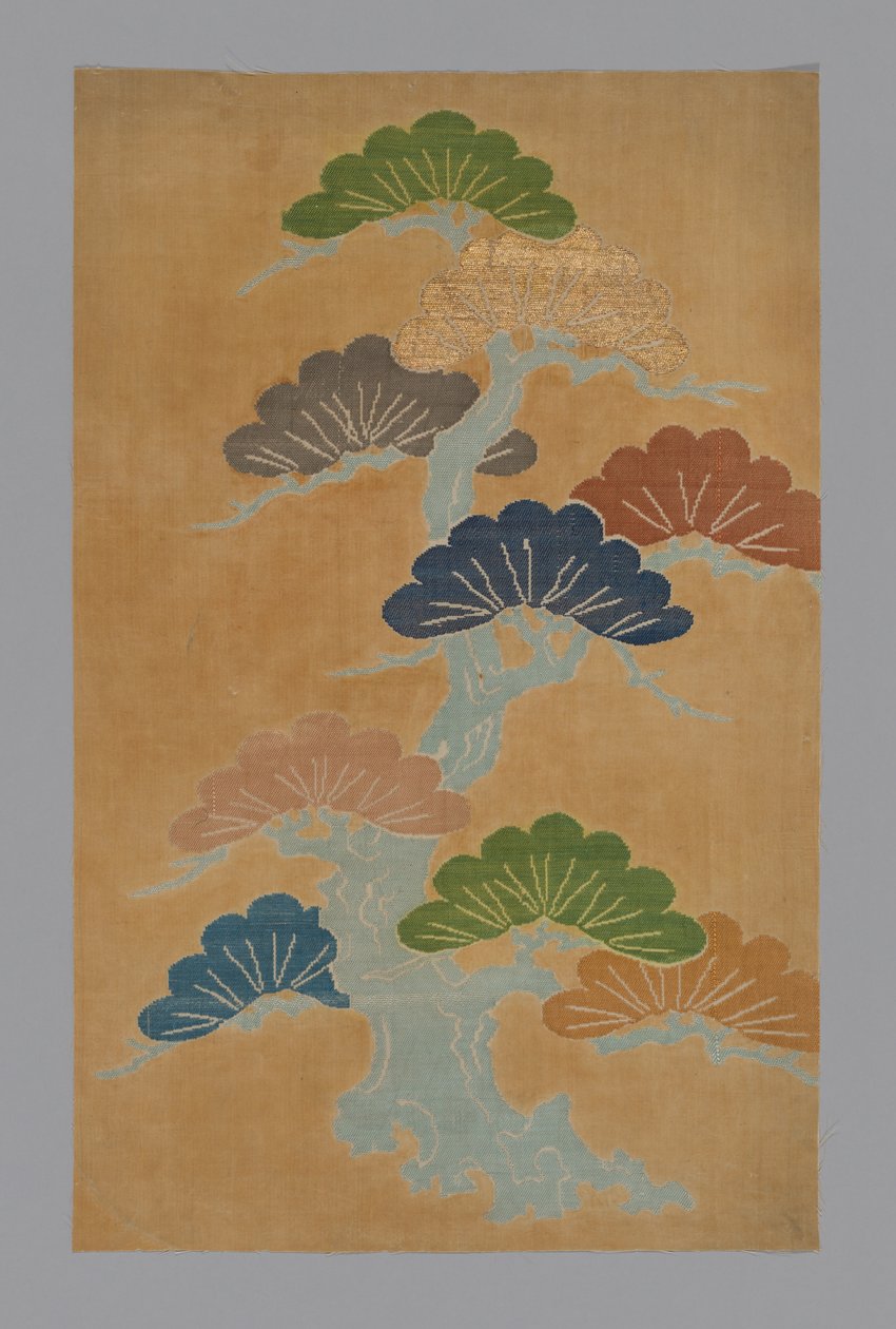 Fragment (fra et Noh-kostume) af Unknown artist
