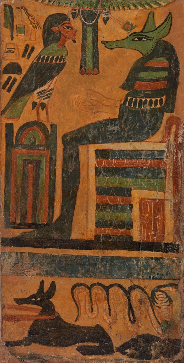 Fragment af en kiste af Unknown artist