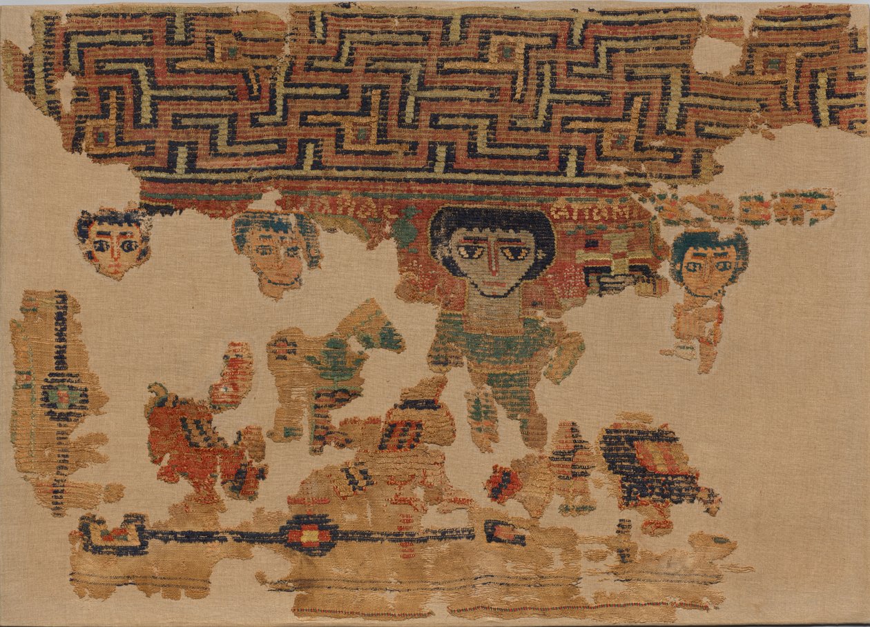 Fragment af en stor ophængning af Unknown artist