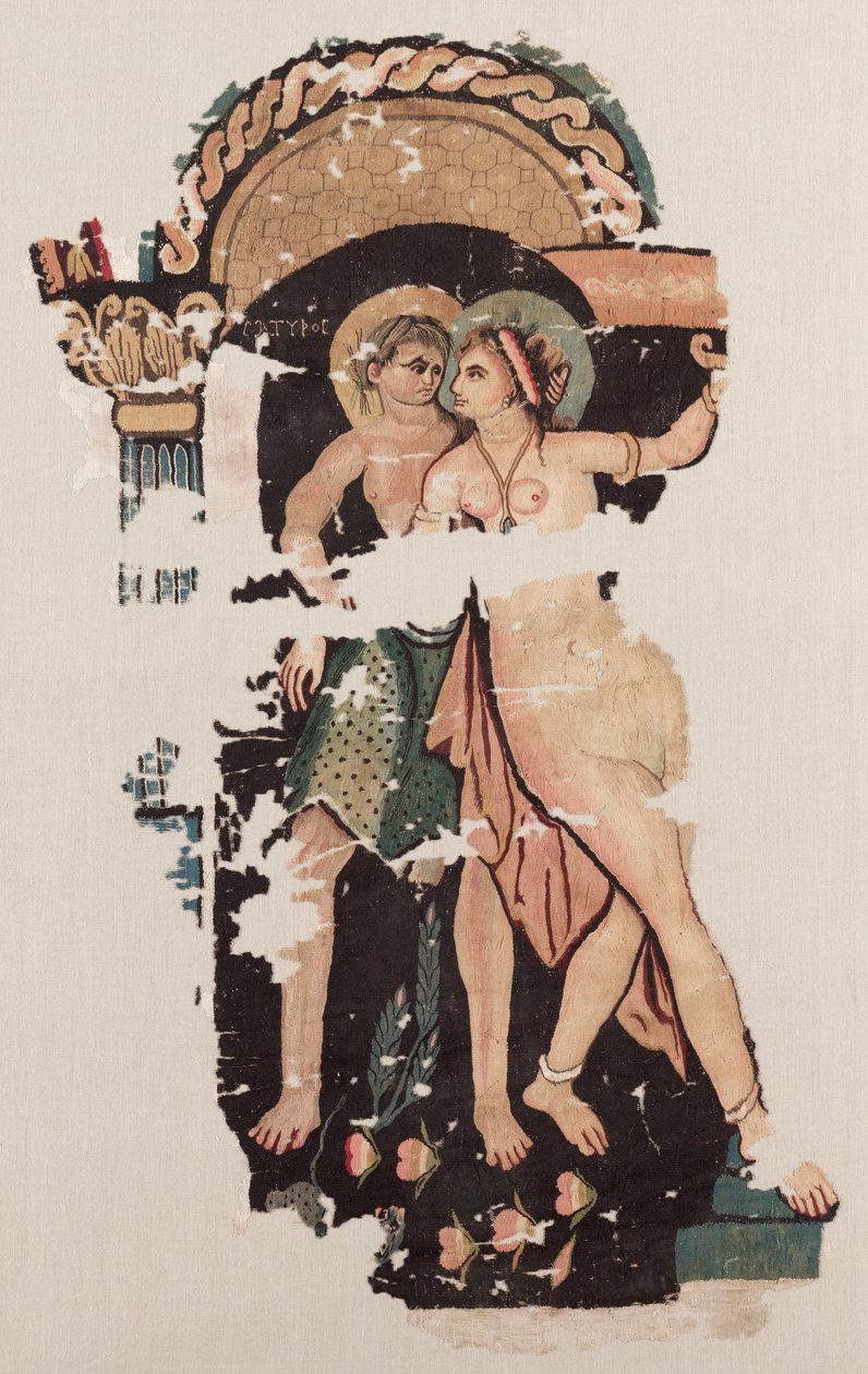 Fragment med Satyr og Maenad af Unknown artist