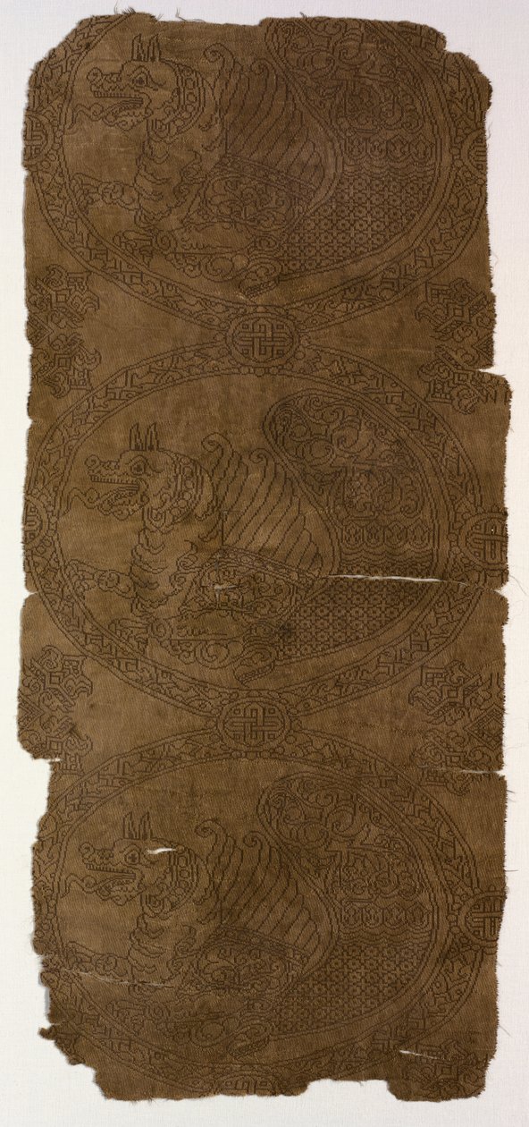 Fragment med Senmurvs af Unknown artist