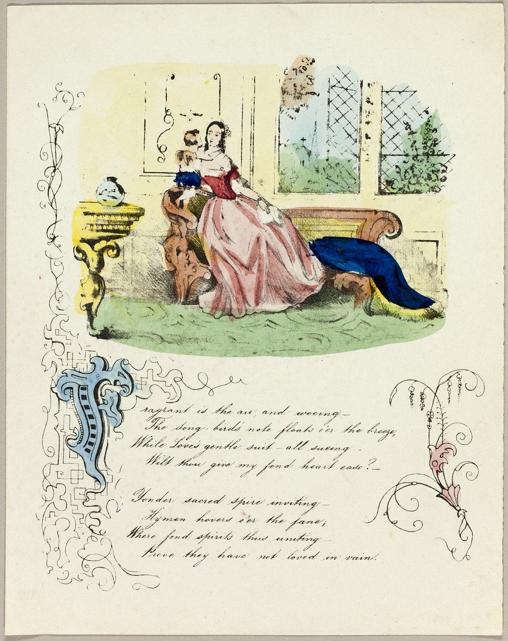 Duftende er luften og Wooing (valentine) af Unknown artist