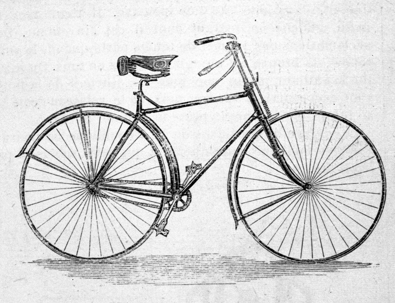 Stel cykel model. af Unknown artist