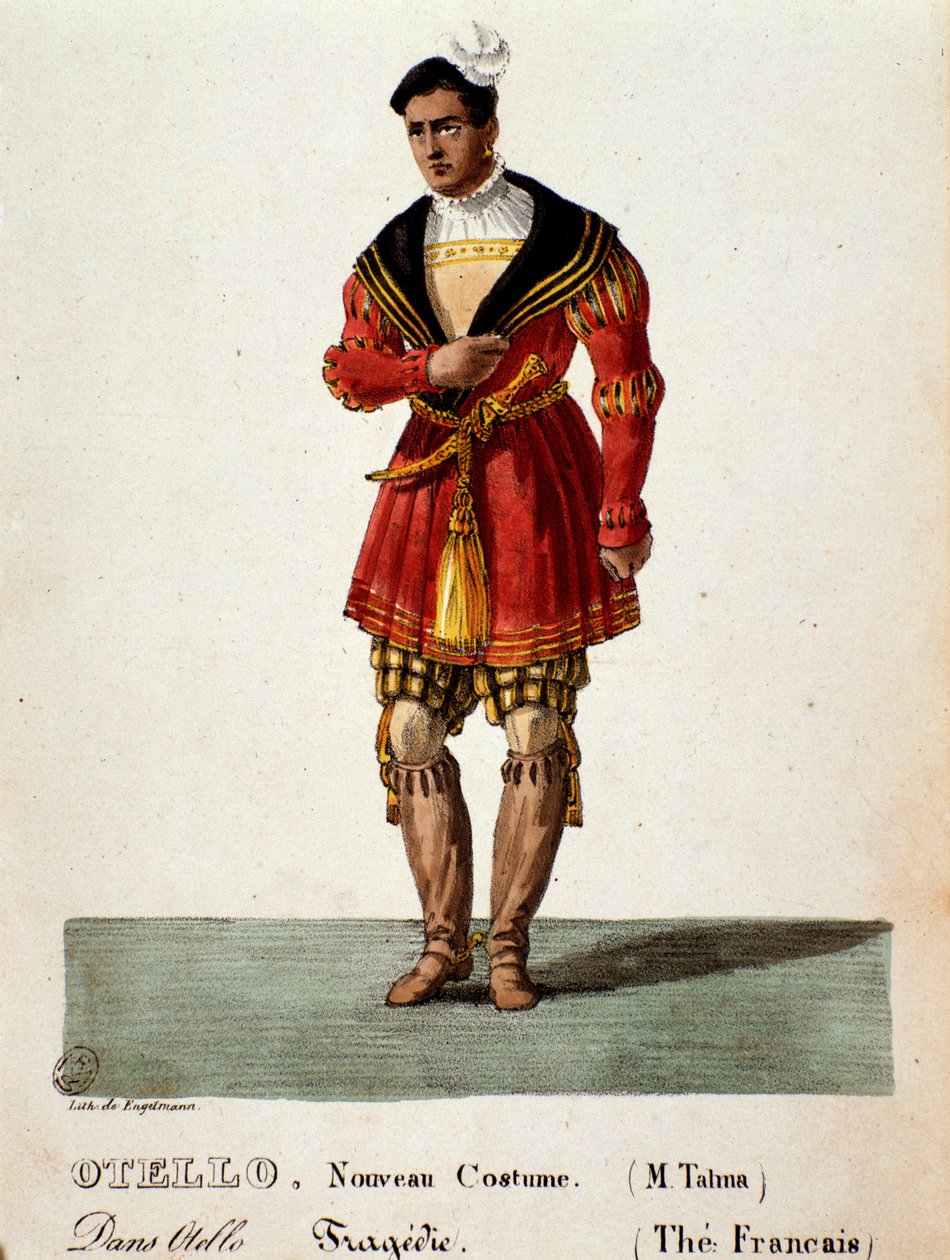 Francois Joseph Talma i Othello af Jean-Francois Ducis af Unknown artist