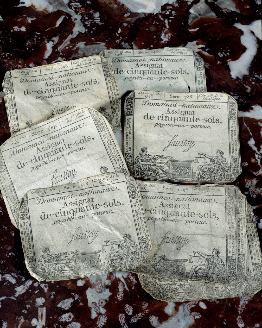 Franske revolution: masser af revolutionære opgaver. 1700-tallets privatsamling af Unknown artist