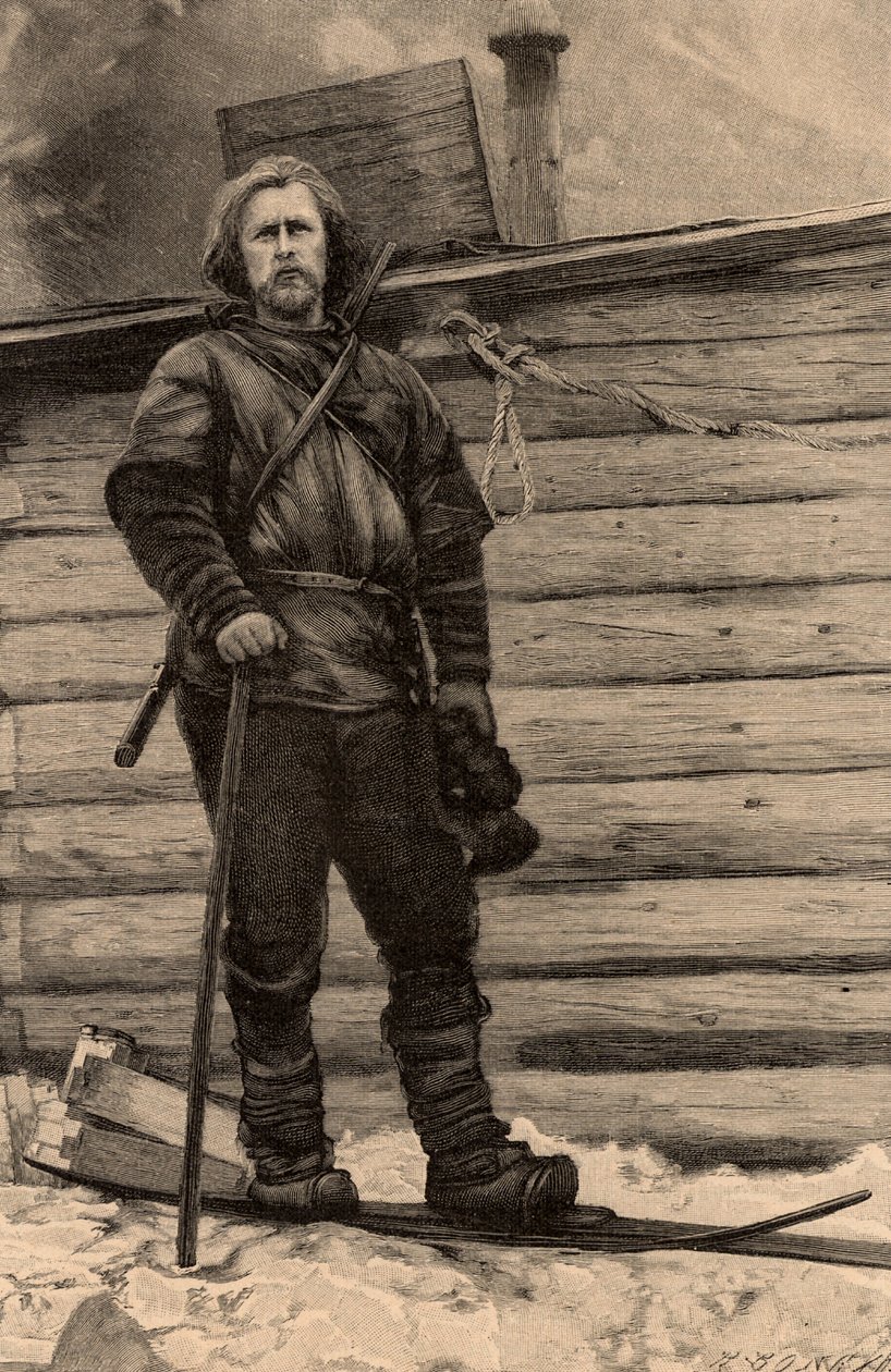 Fridtjof Nansen (1861-1930) norsk arktisk opdagelsesrejsende af Unknown artist