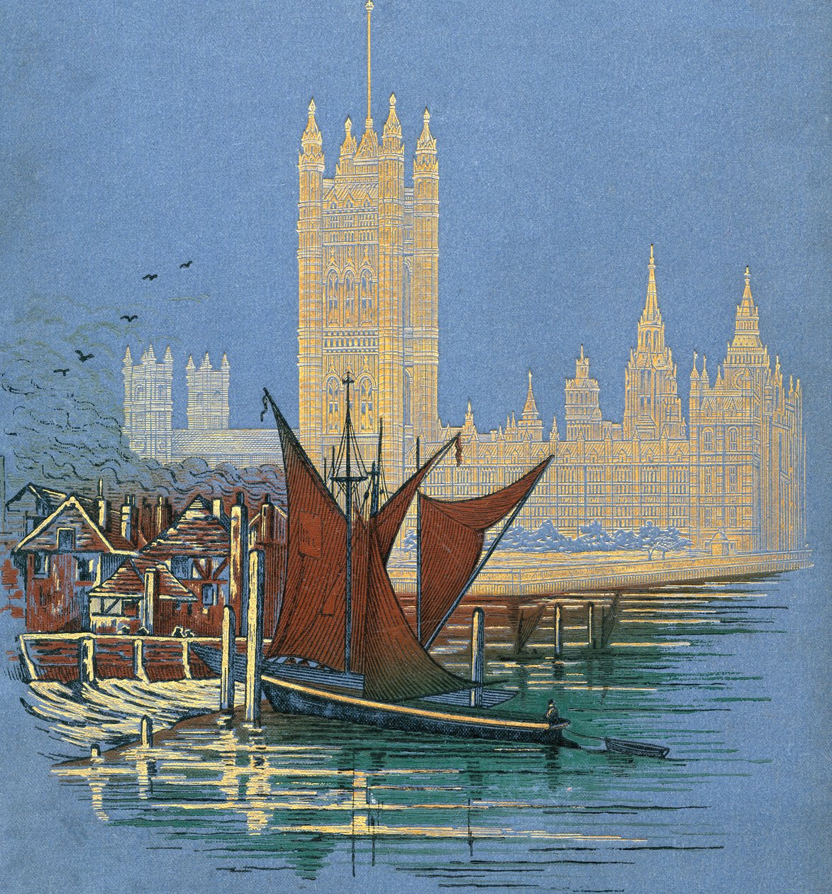 Forside fra bogen London Pictures, udgivet 1890 af Unknown artist
