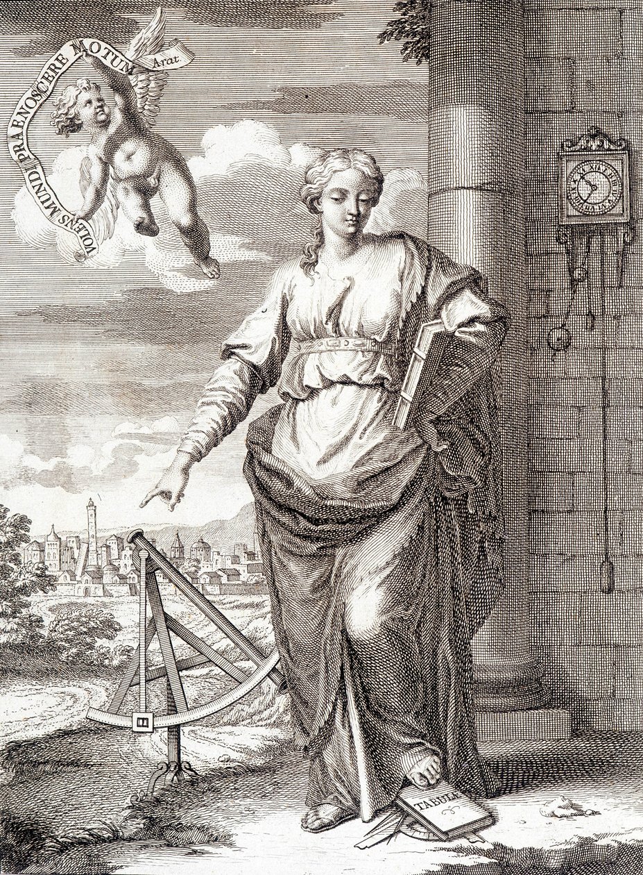 Frontispice af "" Ephemerides år 1775-1786", af Eusachio Zanotto af Unknown artist