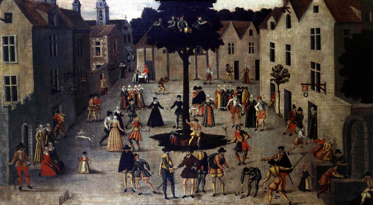 Postparti, anonymt 1500-tal. Carnavalet-museet i Paris af Unknown artist