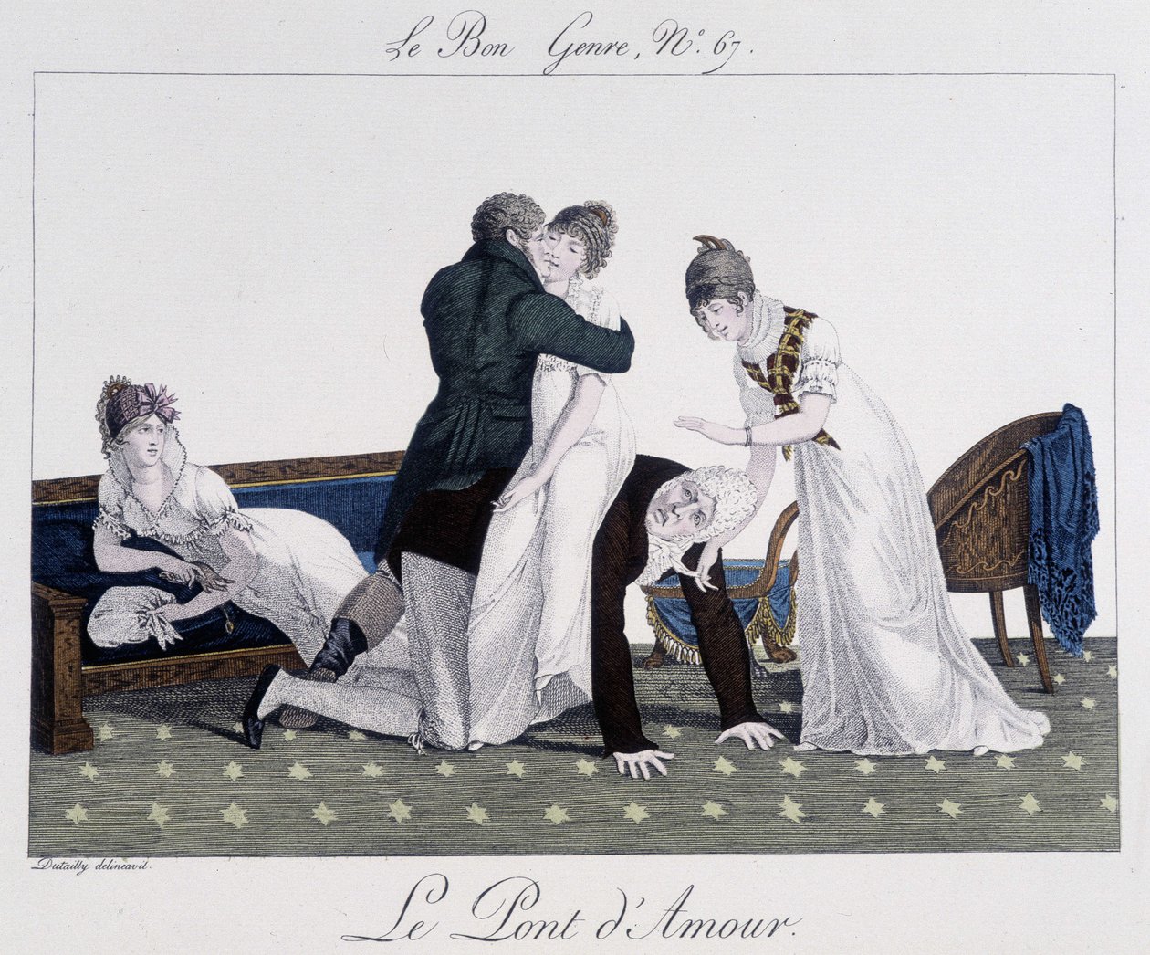 Spil: kærlighedens bro - i "" Le bon-genren", nr. 67 af Unknown artist
