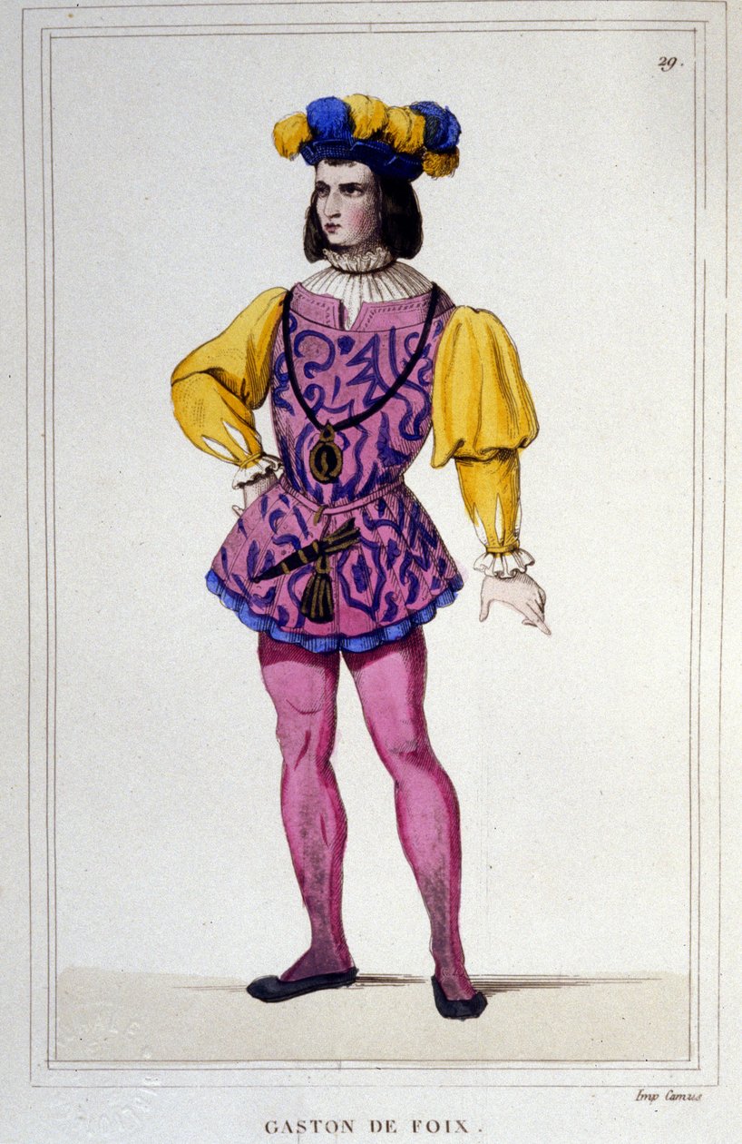 Gaston de Foix, hertug af Nemours fransk krigsmand (Mazères, Ariège af Unknown artist