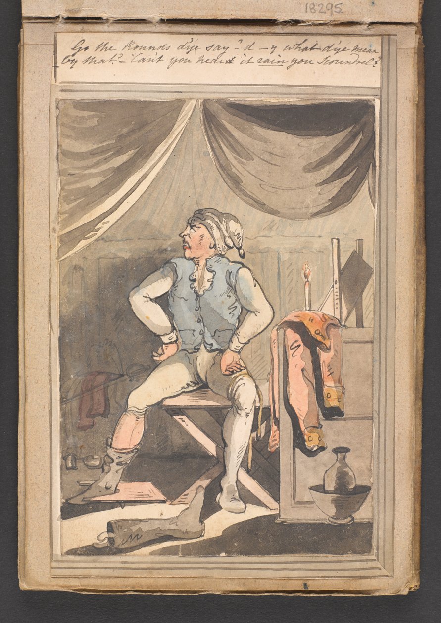 Gå runden siger du? d-y hvad mener du med det? - Kan du ikke høre det regne din slyngel? af Unknown artist