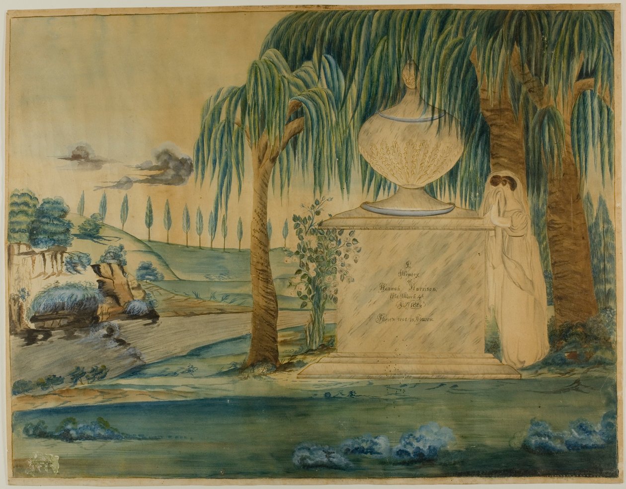 Hannah Harrisons grav af Unknown artist