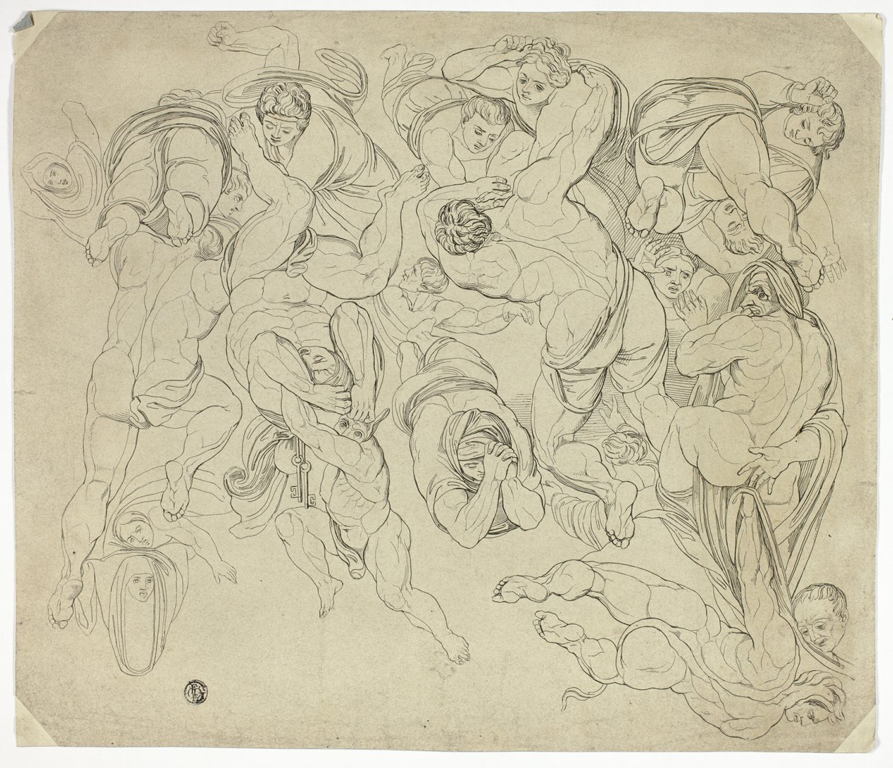 Gruppe af figurer af Unknown artist