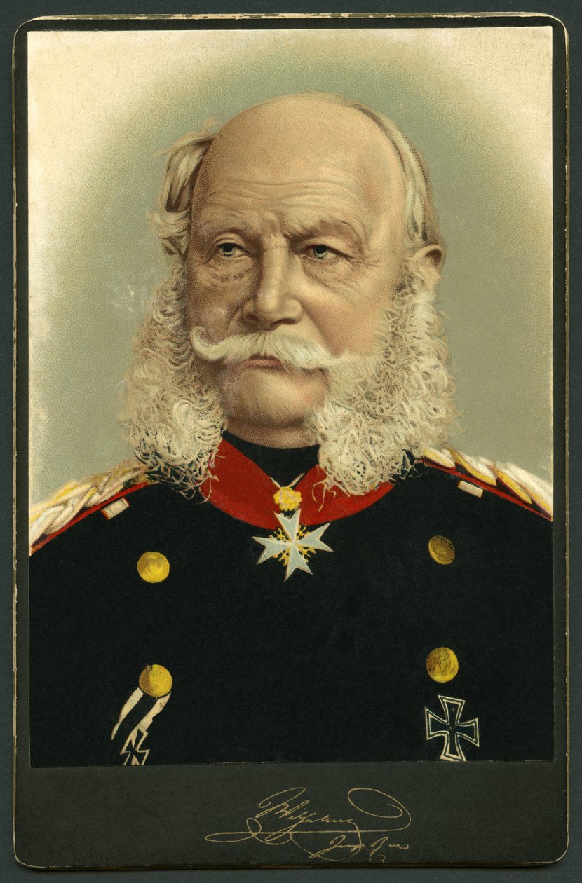 Guillaume I (Guillaume Frederic Louis de Hohenzollern) af Unknown artist