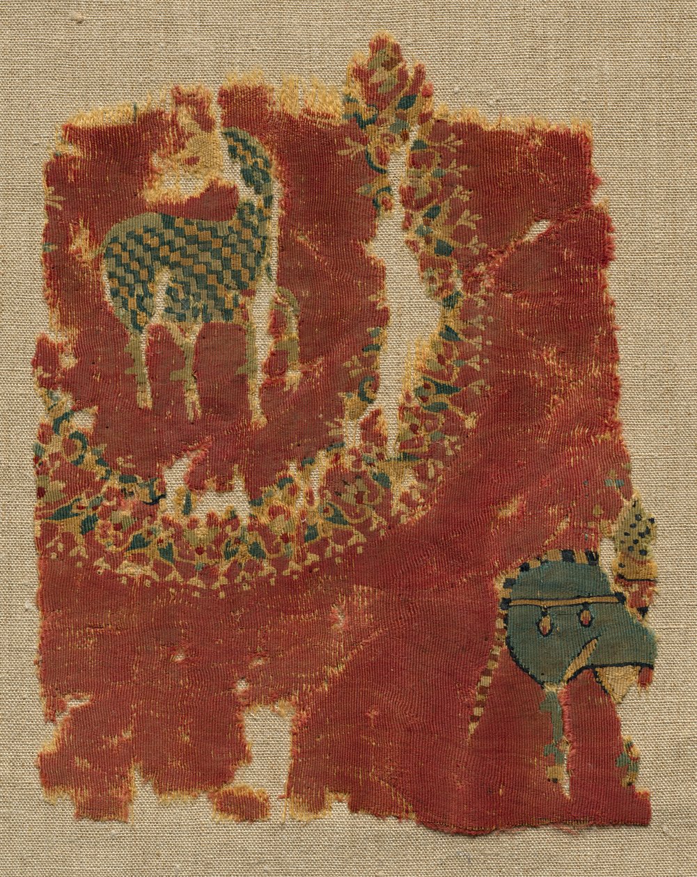 Ophæng med folieret rundstav og rytter af Unknown artist