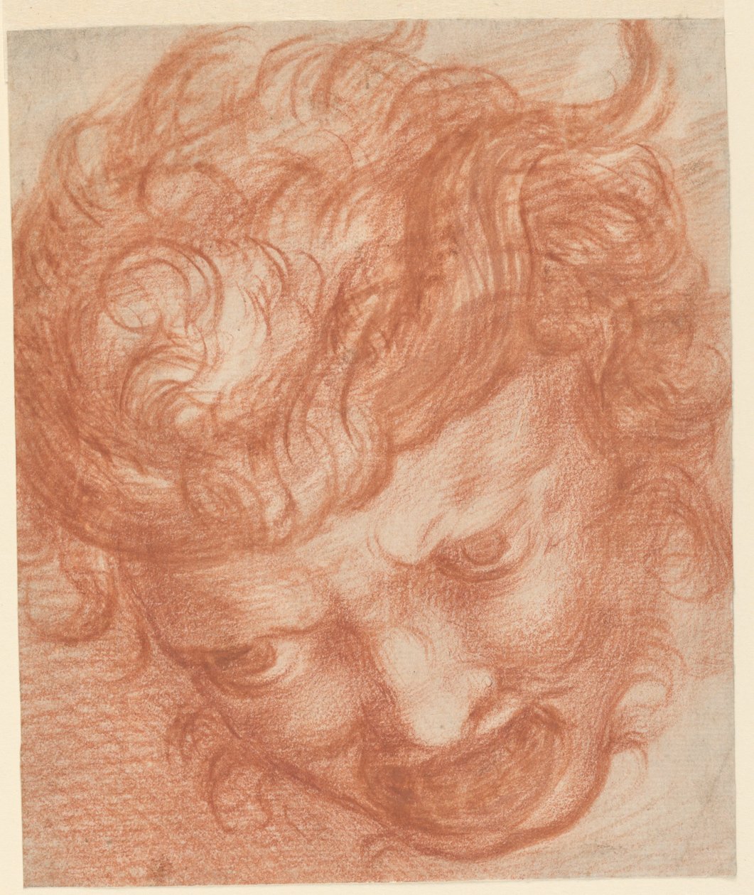 Head of a Fury af Unknown artist