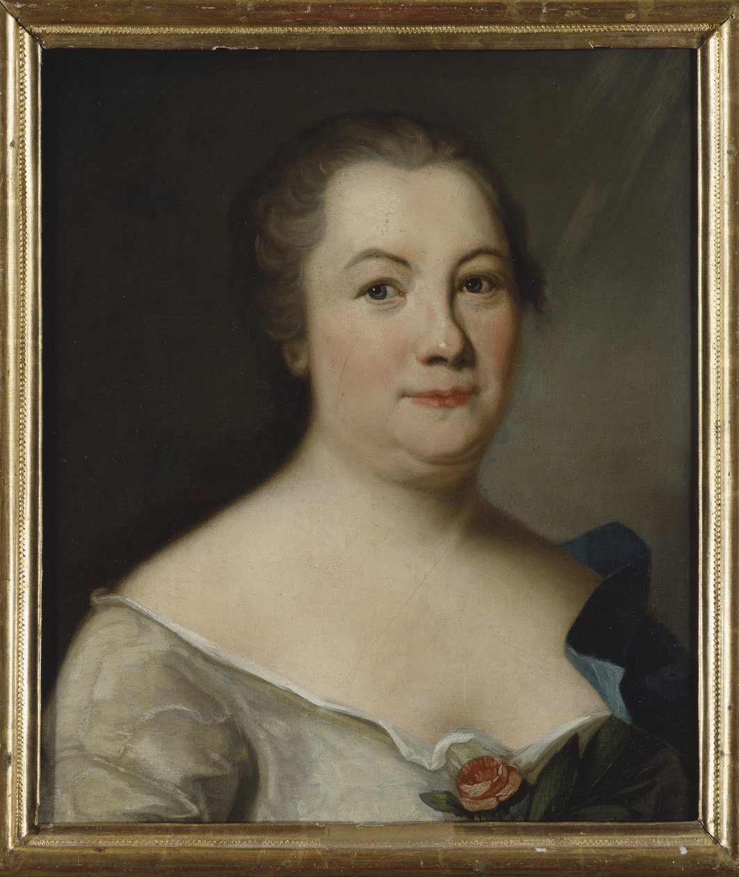 Hedvig Charlotta Nordenflycht, poetesse suedoise - Portræt af digteren Hedvig Charlotta Nordenflycht (1718-1763), Anonym . Olie på lærred. Mål: 47x40 cm. Nationalmuseet i Stockholm af Unknown artist