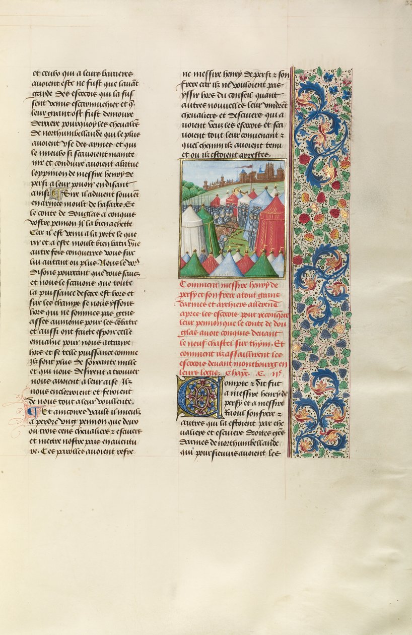 Henry Percy og hans brødre møder Douglas