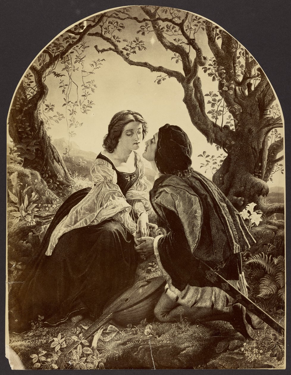 [Hesperus, aftenstjernen, hellig for elskende, 1855 af Sir Joseph Noel Paton]. af Unknown artist