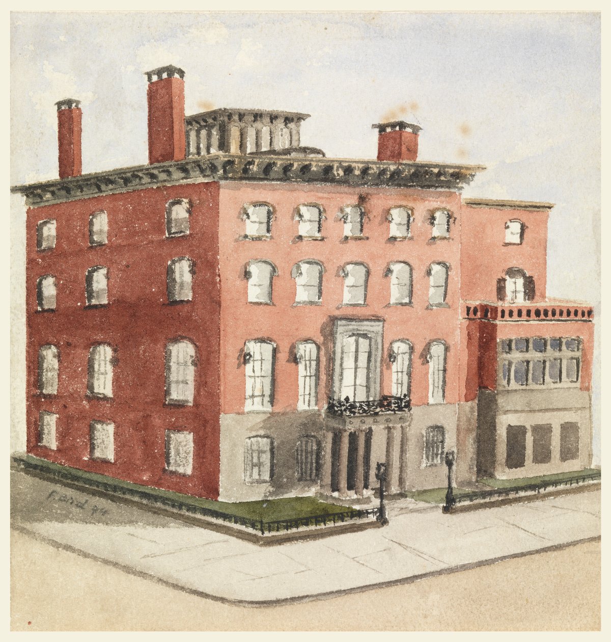 Hewitt House af Unknown artist