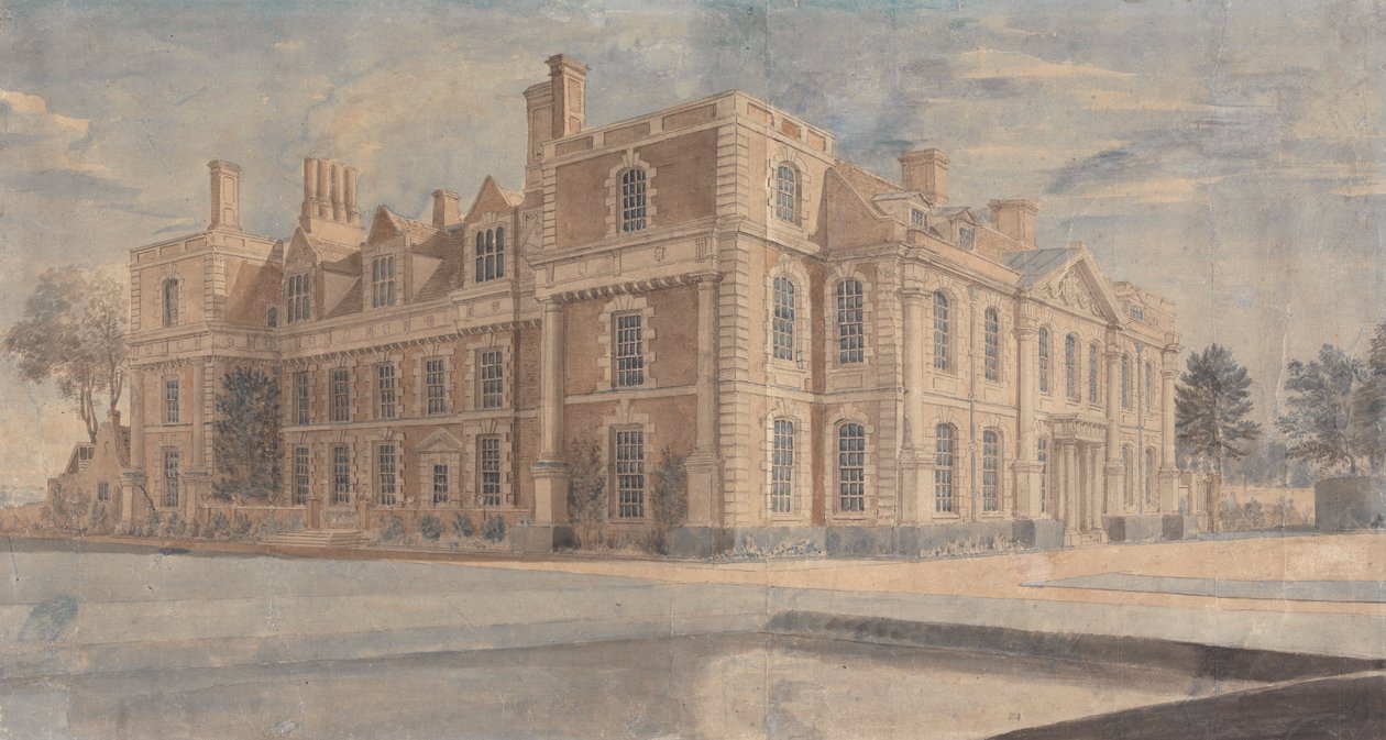 Hill Hall, Essex af Unknown artist