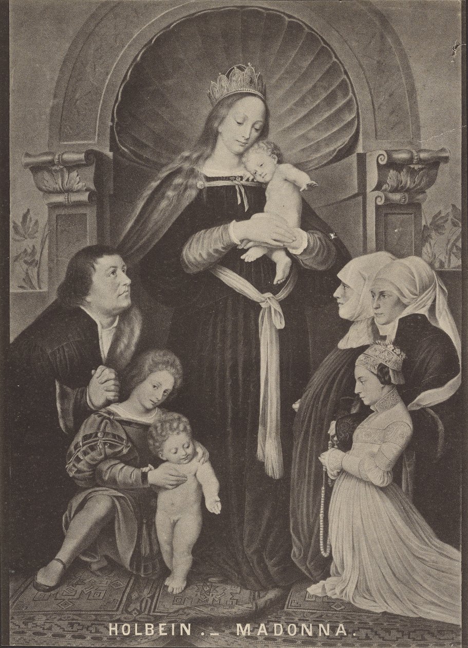 Holbein - Madonna af Unknown artist