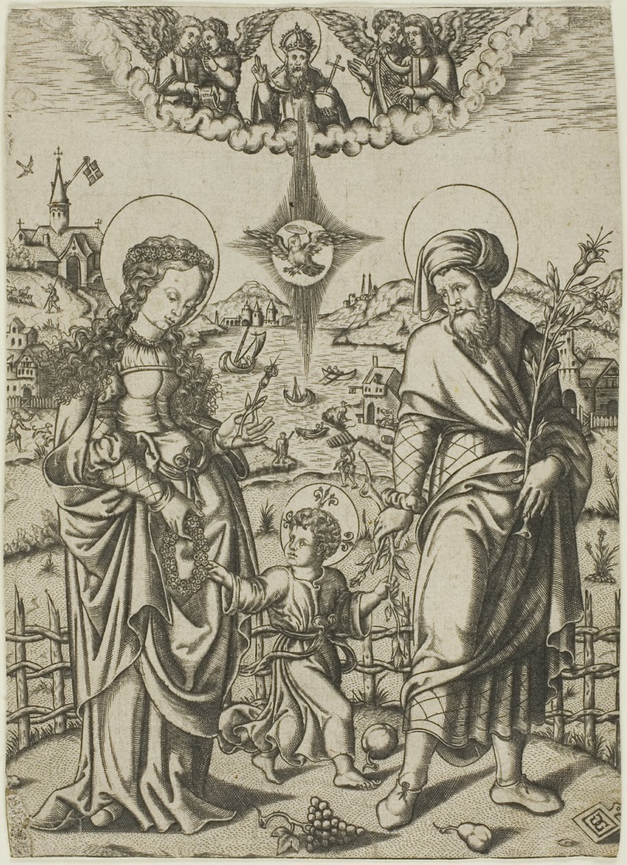 Hellige Familie af Unknown artist