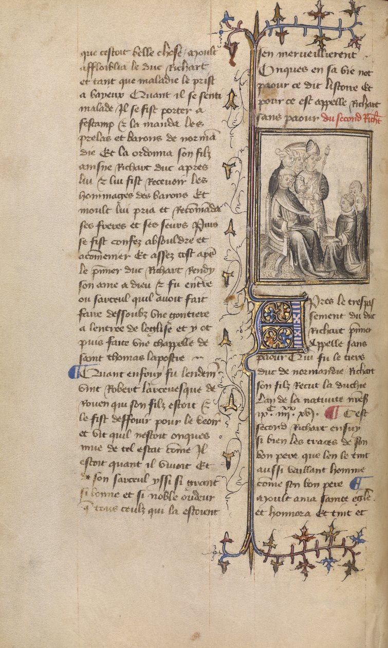 Hyldest til Richard II af Unknown artist