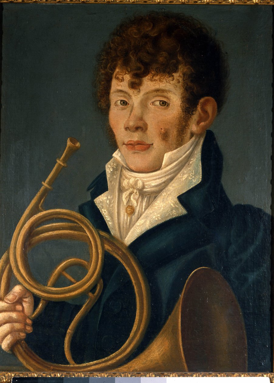 Hornspiller af Unknown artist
