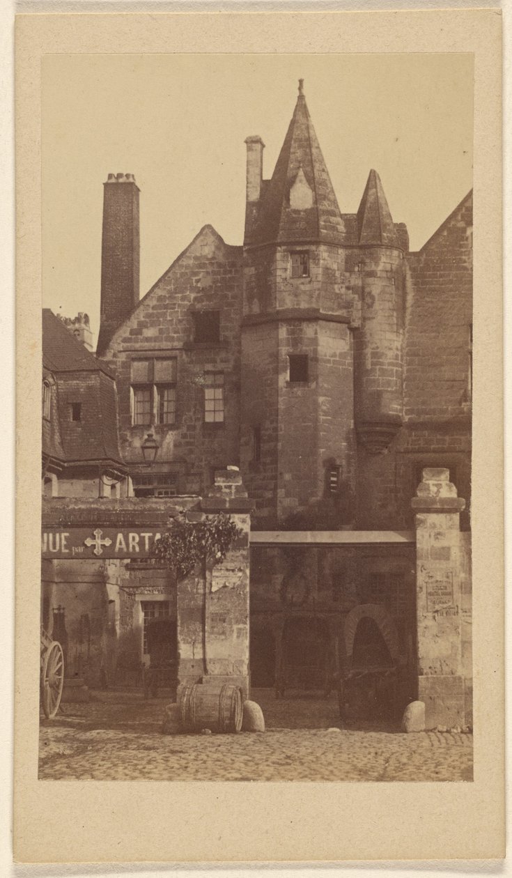 Hotel de la Croix Blanches, Tours. af Unknown artist