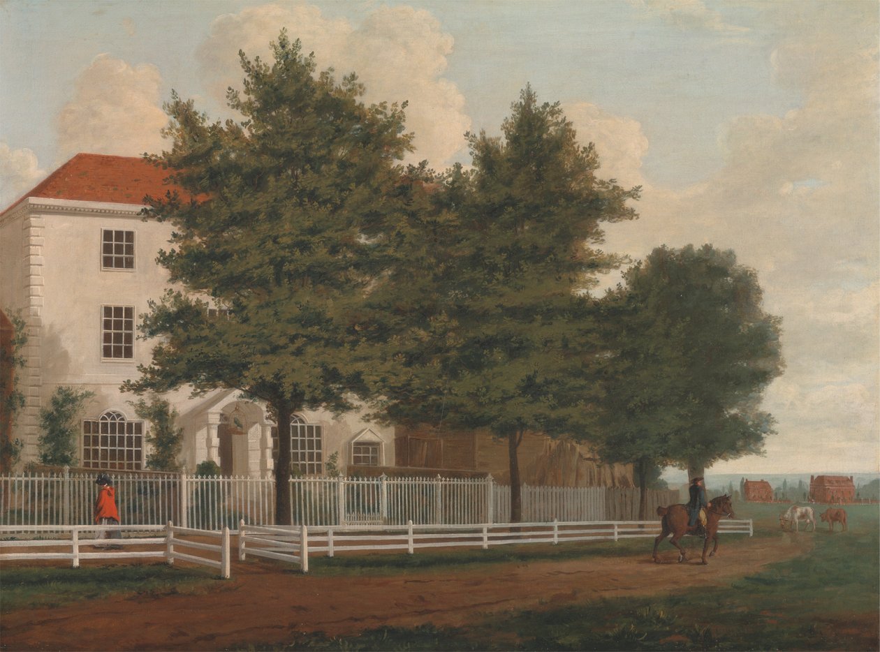 Hus på Fælled af Unknown artist
