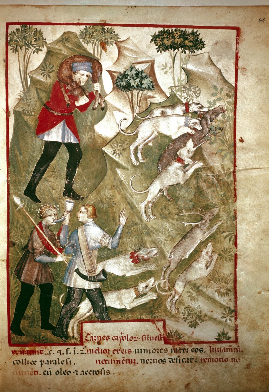 Jagt (miniature, 1300-tallet) af Unknown artist
