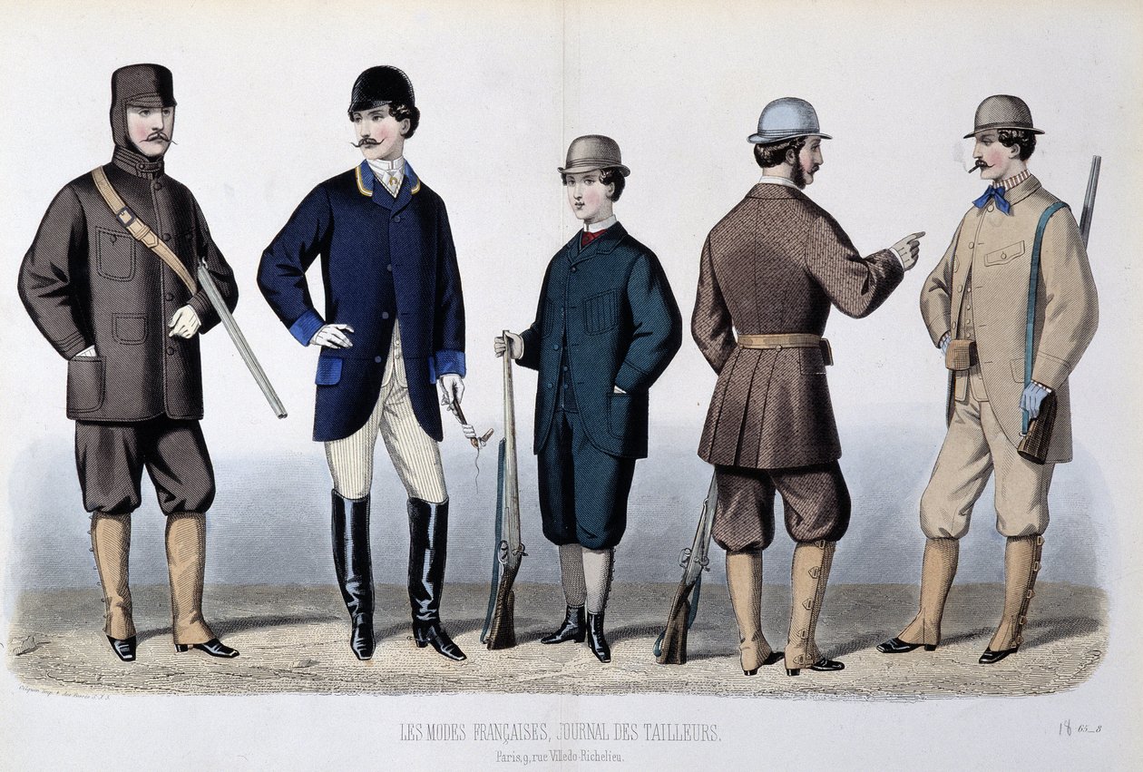 Jagtdragter, ""The Journal of tailors"" af Unknown artist