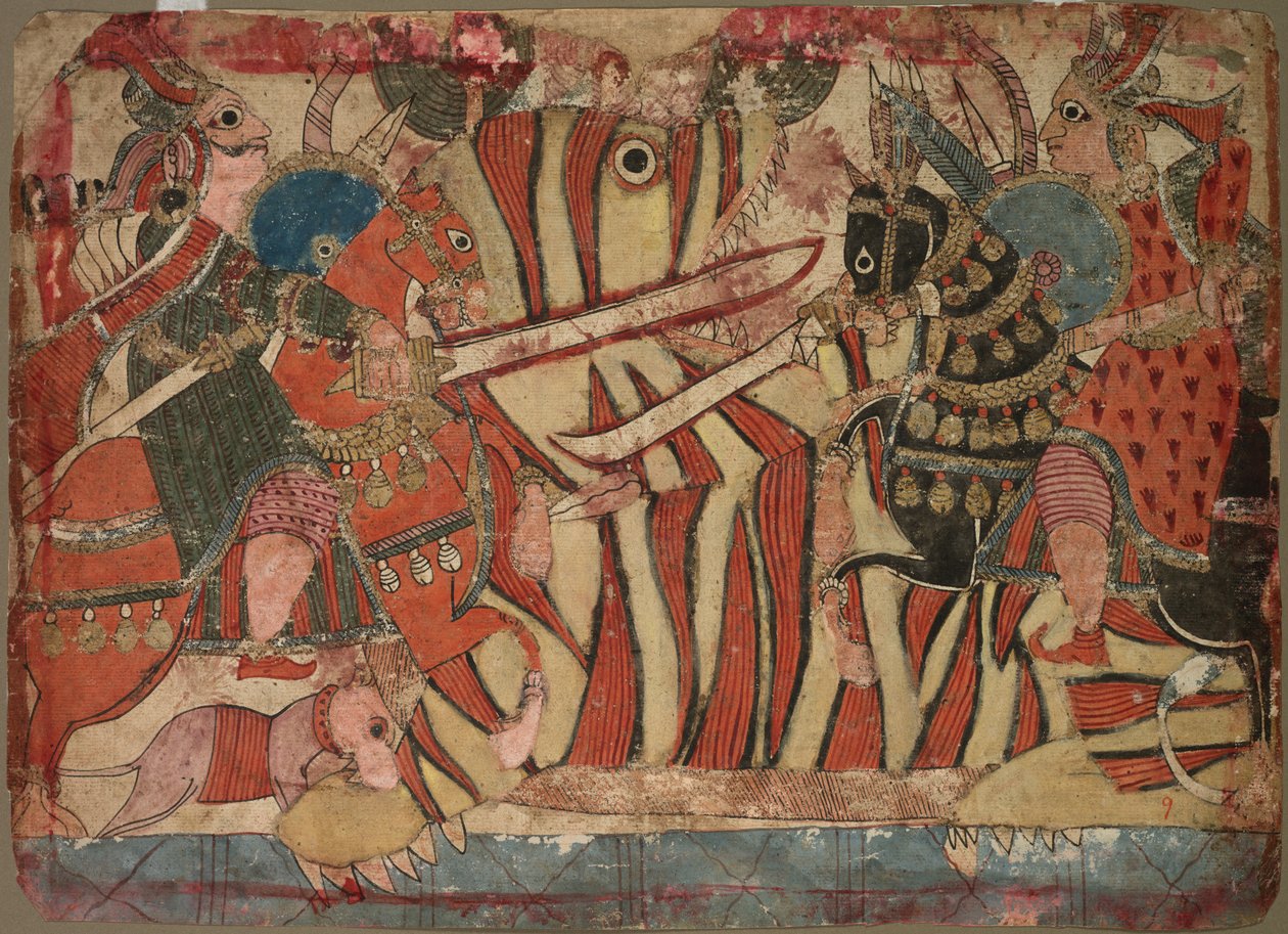 Illustration af Mahabharata af Unknown artist