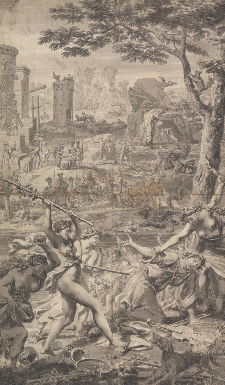Illustration til Tonsons Ovid Metamorphis (fire af fire) af Unknown artist