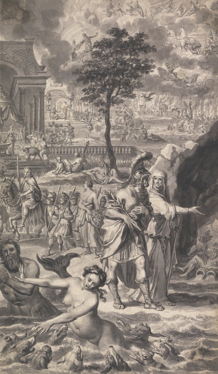 Illustration til Tonsons Ovid Metamorfose (en af fire) af Unknown artist