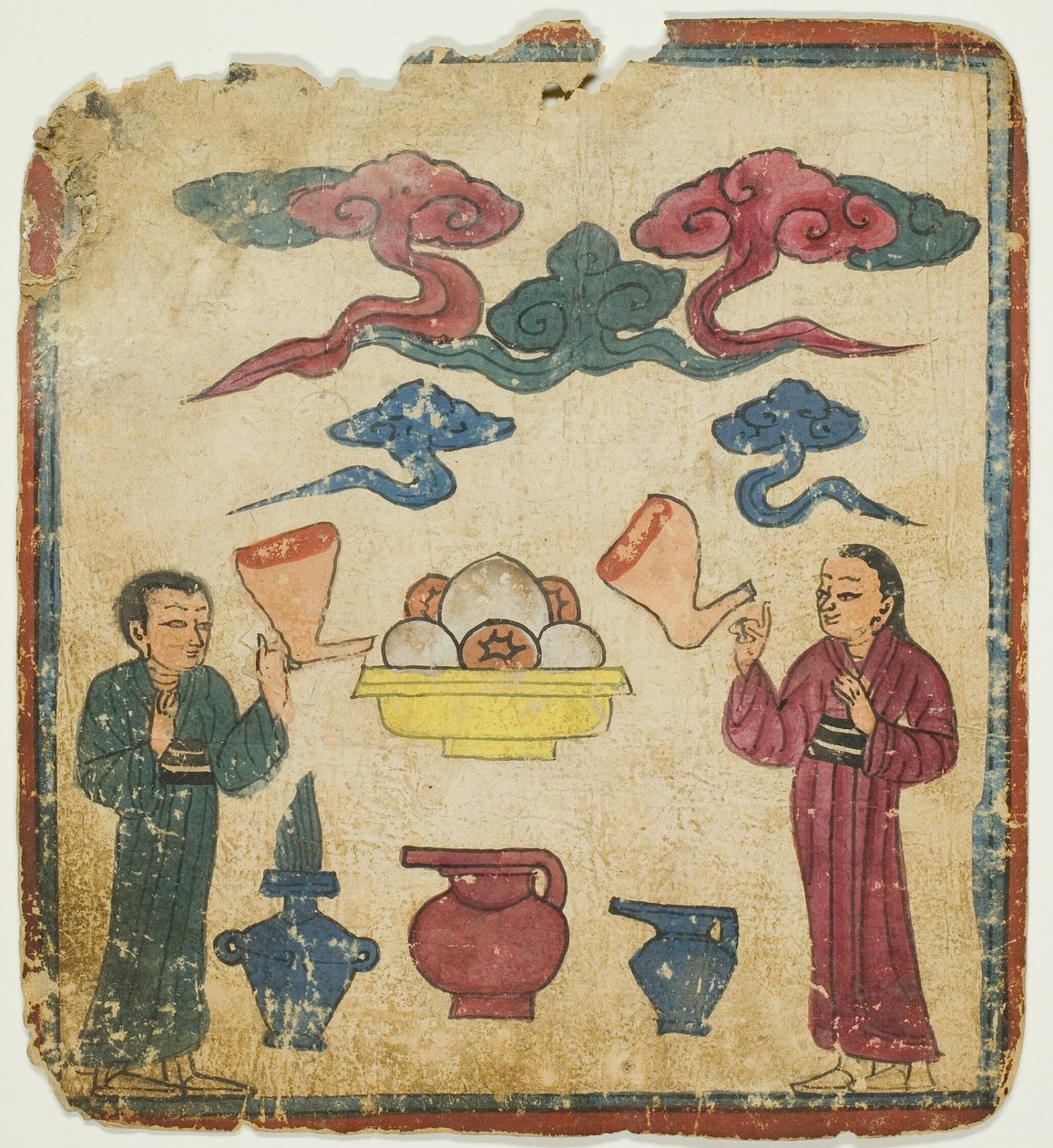Billede fra et sæt indvielseskort (Tsakali) af Unknown artist