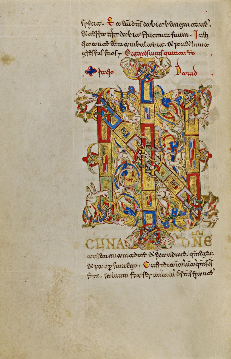 Beboede initialer IN af Unknown artist