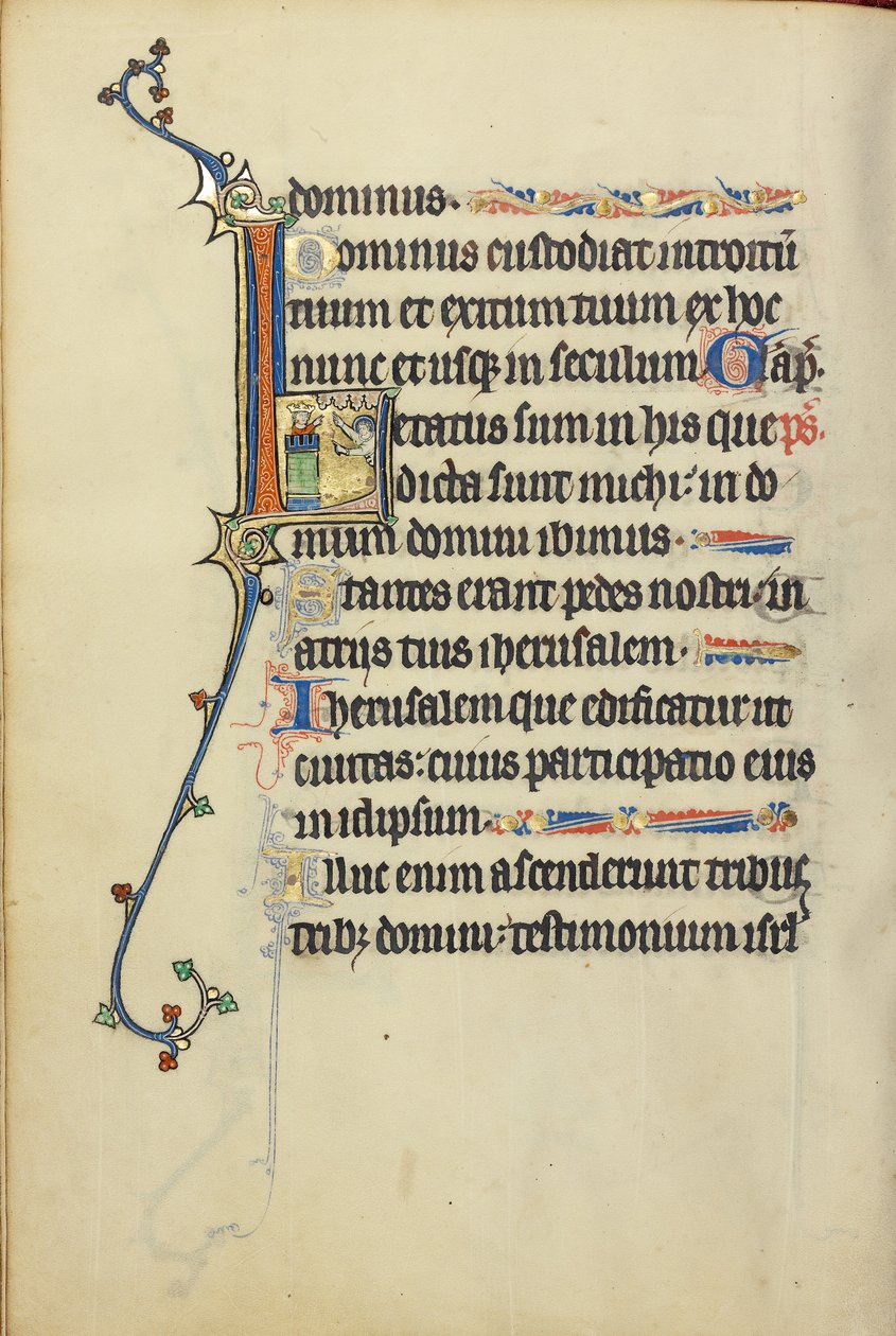 Initial L: David taler til en engel af Unknown artist